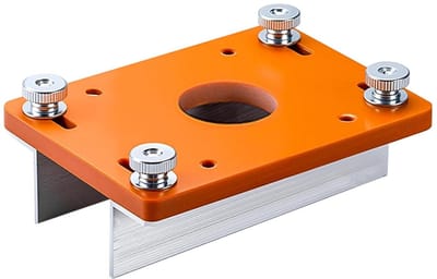 Router Mal - Freesmal Houtbewerking - Meubelbouw Precisie - Antislip Stabiliteit - 15 x 11 x 5 cm - Aluminium