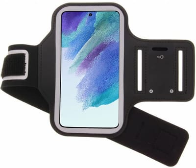 Hoesje Geschikt Voor Samsung Galaxy S21 hardloop armband - Sportband - hoesje - zwart