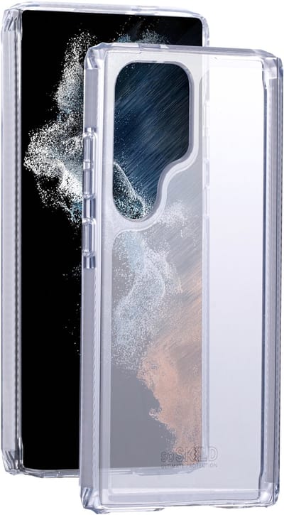 SoSkild Samsung Galaxy S24 Ultra Hoesje - Defend 2.0 Heavy Impact Case - Transparant