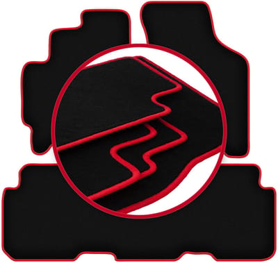 CARLUX-RED automatten voor: Kia Carens I minivan (1999-2006)