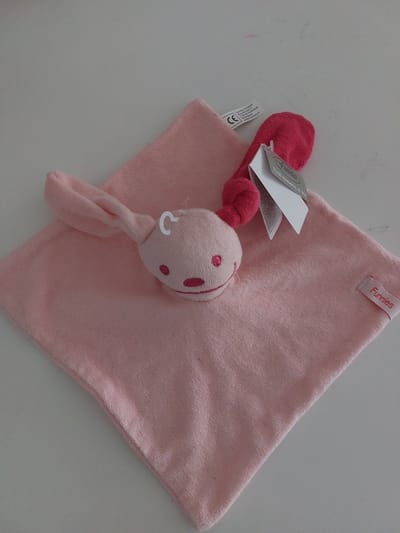 Funnies Tutpoppetje Lange Oor Roze/Fuchsia