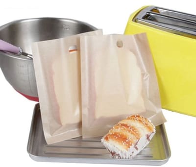 Dailygoody - Herbruikbare broodrooster zakken - Niet-stick en wasbare