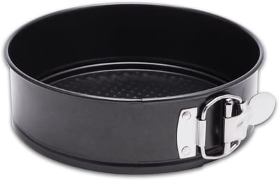 Springvorm Taartvorm - Ronde Bakvorm - Taarten Bakken - Lekvrije Verwijderbare Bodem - 23 cm - Zwart