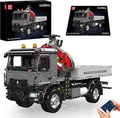 Bouwset Vrachtwagen - Technisch Speelgoed - Ingenieurspuzzel - 3767 Onderdelen - 59.9 x 21.3 cm