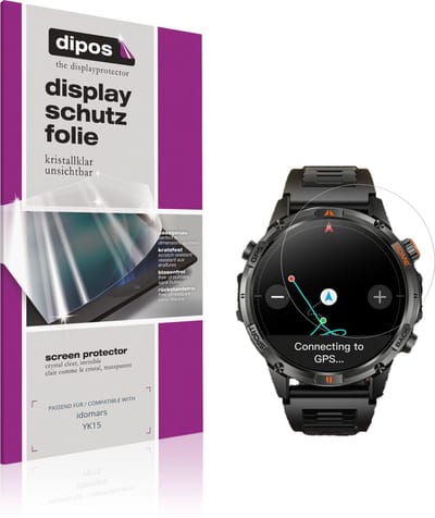dipos – 6x Beschermfolie geschikt voor idomars YK15 | Krasbestendige & heldere Screenprotector Ultra-Thin