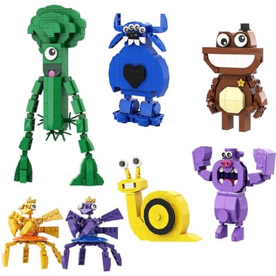 Gobricks MOC Garten of BanBan Alle Leden Figuren Bouwstenen Set Educatief Speelgoed Horror Spel Jumbo Josh Stenen Kinder Cadeau