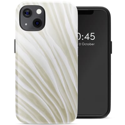 Selencia Hoesje - Geschikt voor Apple iPhone 13 - Backcover geschikt voor MagSafe - Nature Light Brown