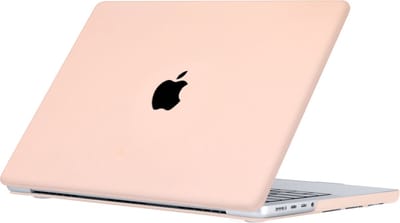 Lunso Geschikt voor MacBook Pro 16 inch (2021-2026) cover hoes - case - Candy Pink