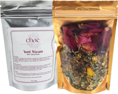 Chae - Kruidenmix voor Yoni Stoom – Herbal Steam Blend – Stoombad Kruiden – Yoni Kruidenmix – 17 Soorten kruiden – Balans Diepe Reiniging – Vaginaal Stoombad – Herbal Yoni Blend – Detox – Intieme Kruiden – Chae Nurture – 30g
