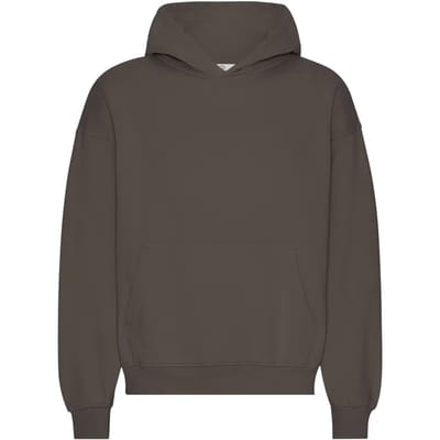 Oversized sweatshirt met capuchon Colorful Standard Organic Coffee Brown