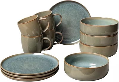 LIKE BY VILLEROY & BOCH - Crafted Breeze - Ontbijtset 12-dlg