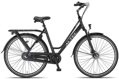 Altec Damesfiets Delta Plus 28 Inch 56 cm Dames 3V Rollerbrake Matzwart