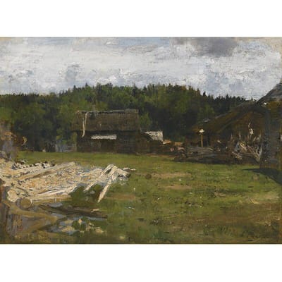 Volledige ronde boor 5D DIY Diamond schilderij oud huis borduren kruissteek mozaïek Home Decor 20X30CM gray