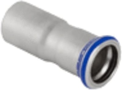 Geberit Mapress persfitting inox water reductie met insteekbuis 1815