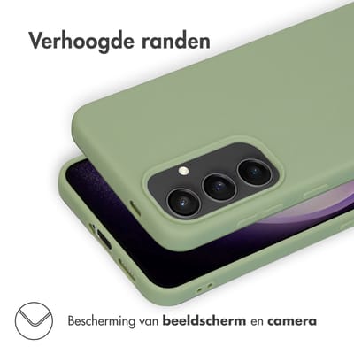 imoshion Hoesje - Geschikt voor Samsung Galaxy S24 - Color Backcover - Olive Green