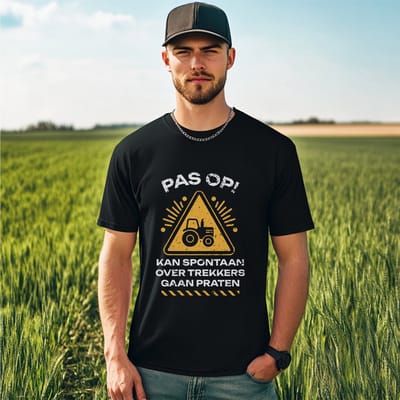 AGRIFANS® Over Trekkers Praten - Heren T-shirt - S