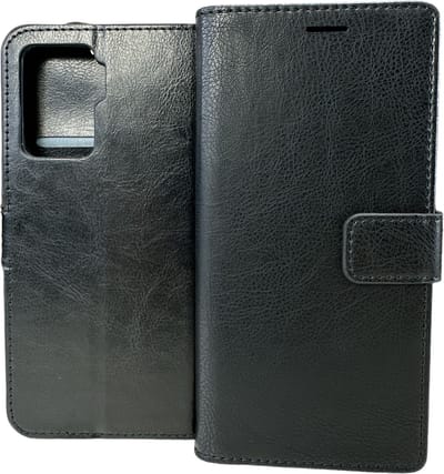 Portemonnee Book Case Hoesje Geschikt voor: Oppo Reno 5Z & Oppo Reno 5 Lite - zwart