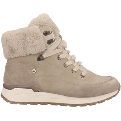 Rieker dames veterboot - Beige - Maat 36