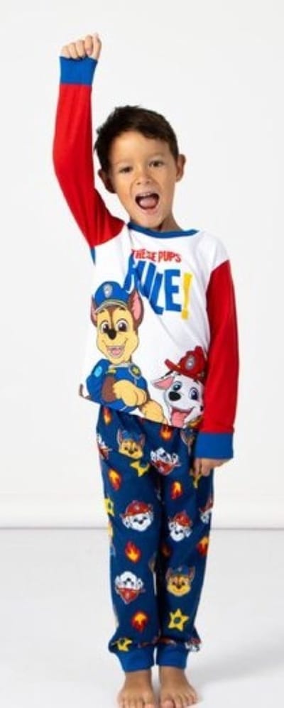 Paw Patrol - Pyjama - Maat 98 - Chase en Marshall - Kinderpyjama - Blauw