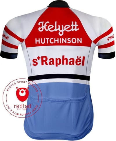 Retro Wielershirt Saint-Raphaël Rood/Blauw - REDTED - XL