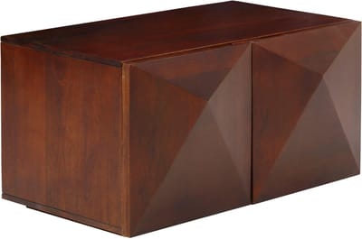 Diamond-Salontafel - 2-Deurs - Bruin Mangohout