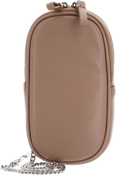 SEIDENFELT MANUFAKTUR Schoudertas Telefoontasje Gusum Crossbody Sandy Beige