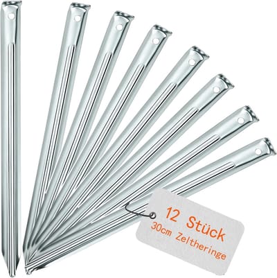 Tentharingen - 30 cm - Gegalvaniseerd Metaal - Voor Tenten en Tuinaccessoires