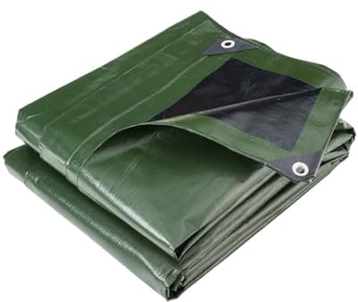 Industrieel Zeildoek 3m x 5m - Extra Zware Kwaliteit 240 g/m², Waterdicht en UV-Beschermd