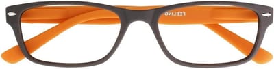 Leesbril - Leeshulp - Comfortabel lezen - Soft-touch oppervlak - 155 cm breed - Bruin-oranje