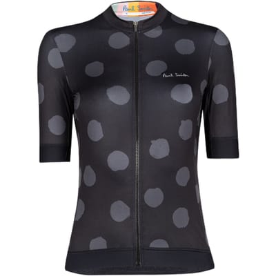 Paul Smith Womens Cycle Jersey S/s Polka Black Size: XL | Sports Tops Outlet | Dames | Zwart