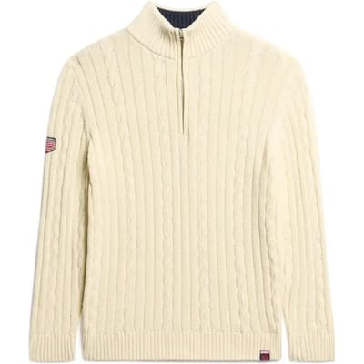 Superdry - Gebreide rugbytrui met halve rits - Dames - Sweaters