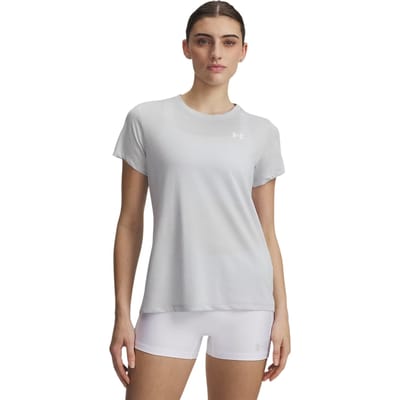 Under Armour Twist T-shirt met korte mouwen voor dames (Grijs halo)
