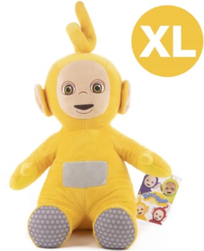Laa Laa Teletubbies Pluche Knuffel XL 75 cm - Grote Speelgoed Knuffels - Teletubbie Plush Toys