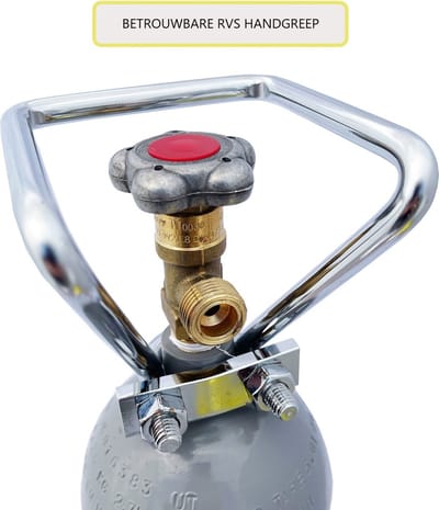 CO2 - Fles - Koolzuurcilinder - CO2 cilinder tot 600 liter bier - 2,0 kg - tot 10 jaar TÜV