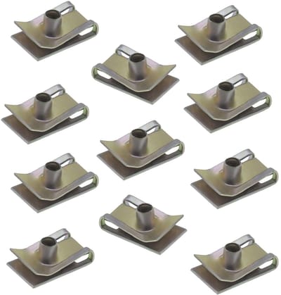 Dailygoods- Schoorsteen Clips 20 Stuks - M6 U-Clips - Bevestigingsclips Auto - Duurzaam Metaal - Stevige Fixatie - Corrosiebestendig