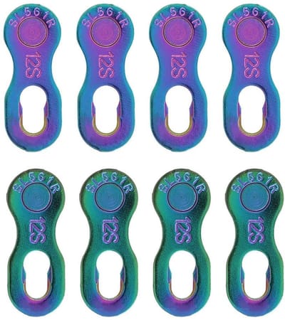 Dailygoods- Fietsketting 12 Versnellingen - Stalen Schakels - Snelkoppeling - Mountainbike/Racefiets - 3 Kleuren - Productgarantie - Fietsaccessoires