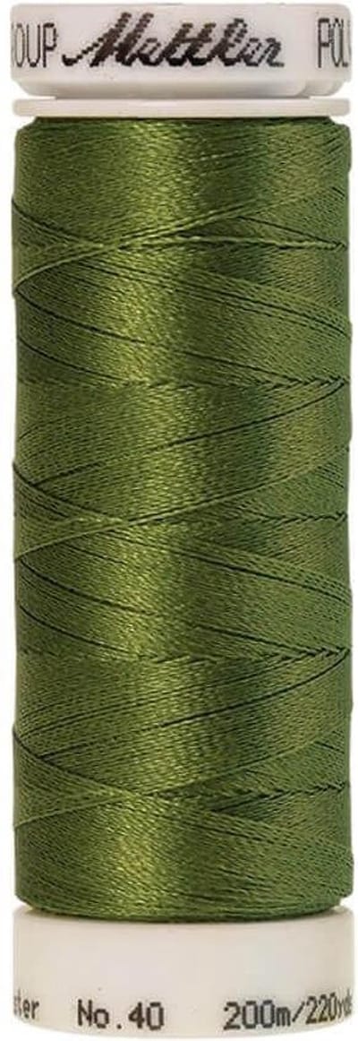 AMANN POLYSHEEN NAAI-BORDUURGAREN, COL-5833 GROEN, 200M, PER STUK.