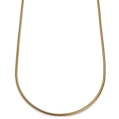 Essentials | 3 mm Goudkleurige Ketting met Slangenschakels