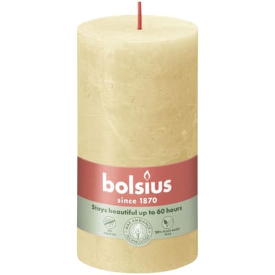 Bolsius Stompkaars Rustiek Oat Beige - 13 cm / ø 7 cm