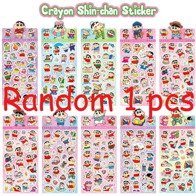 Perfecte Crayon Shin-chan Stickers 10 Vel Cartoon Decals voor Kinderen Scrapbook Journal DIY Knutselen Perfect Cadeau Duurzaam red