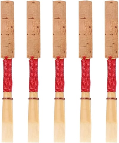 Hobo Riet - Bamboe Instrument - Muziek Maken - C-Groot Toonladder - 11 x 7 x 1 cm - Rood