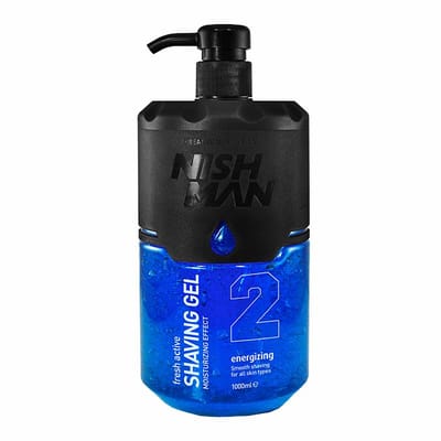 Nishman Energizing Scheergel 1000 ml - Glad Scheren zonder Irritatie - Barber Kwaliteit