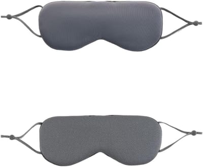 Slaapmaskers - Oogmaskers - Diepe Slaap - Dubbellaags Verduisterend - Set van 3 - Grijs