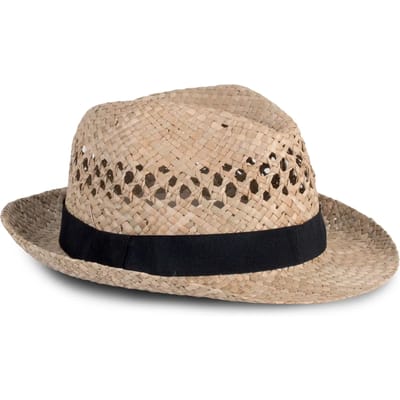 K-up Gevlochten Panama-hoed KP613 - Natural - 59 cm