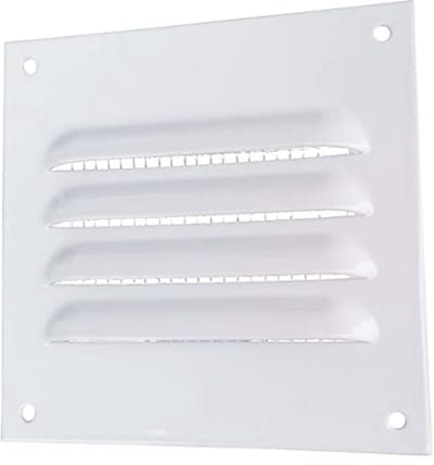 Ventilatierooster 10 x 10 cm met Insectenbeschermingsnet - Ideaal voor Ventilatie en Aspiratie