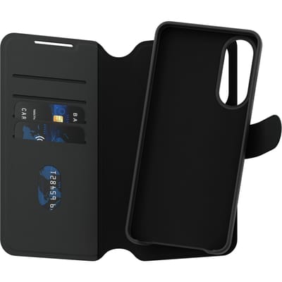 CARE by PanzerGlass Tango 2 in 1 Wallet Case MagSafe voor de Samsung Galaxy S25 Edge - Black
