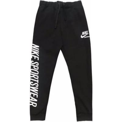 Nike Alfabet Print Trekkoord Sportbroek Heren Onderkleding Zwart AJ7932-010 XXL gray