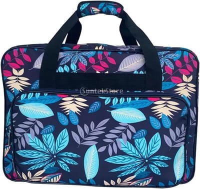 Naaimachinetas - Opbergtas - Naaiprojecten Meenemen - Ruime Opbergruimte - 46 x 23 x 32 cm - Blauw