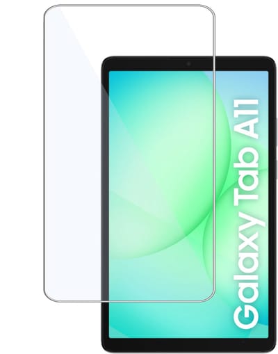TechNow Screenprotector geschikt voor Samsung Galaxy Tab A11 Screenprotector - Gehard Glas - Rounded - Proteqt+