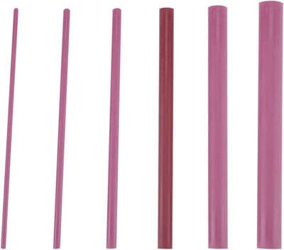 Honingstenen Set voor het Polijsten van Messen en Beitels - 3000 Grit Rode Whetstone 6 Stuks